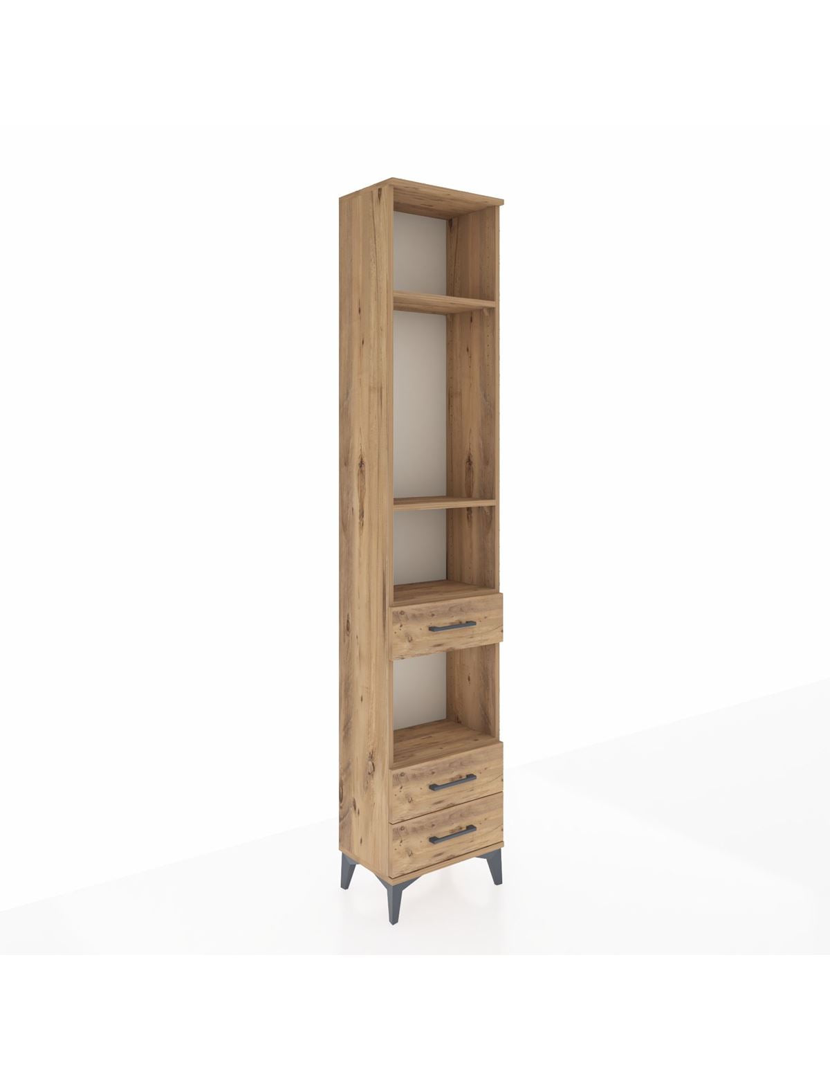 Arges Dolap 4 Raflı 3 Çekmeceli 44x30x221 - S28M093V9A