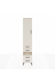Arges Dolap 3 Raflı 4 Çekmeceli Tek Askılı 44x30x221 - S28M094V1A
