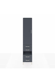 Arges Dolap 3 Raflı 4 Çekmeceli Tek Askılı 44x30x221 - S28M094V5A