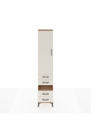 Arges Dolap 3 Raflı 4 Çekmeceli Tek Askılı 44x30x221 - S28M094V7A