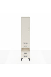 Arges Dolap 4 Raflı 4 Çekmeceli Tek Kapaklı 44x30x221 - S28M095V1A