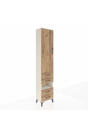 Arges Dolap 4 Raflı 4 Çekmeceli Tek Kapaklı 44x30x221 - S28M095V3A