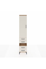 Arges Dolap 4 Raflı 4 Çekmeceli Tek Kapaklı 44x30x221 - S28M095V7A