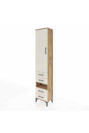 Arges Dolap 4 Raflı 4 Çekmeceli Tek Kapaklı 44x30x221 - S28M095V7A