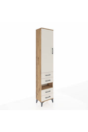Arges Dolap 4 Raflı 4 Çekmeceli Tek Kapaklı 44x30x221 - S28M095V7A