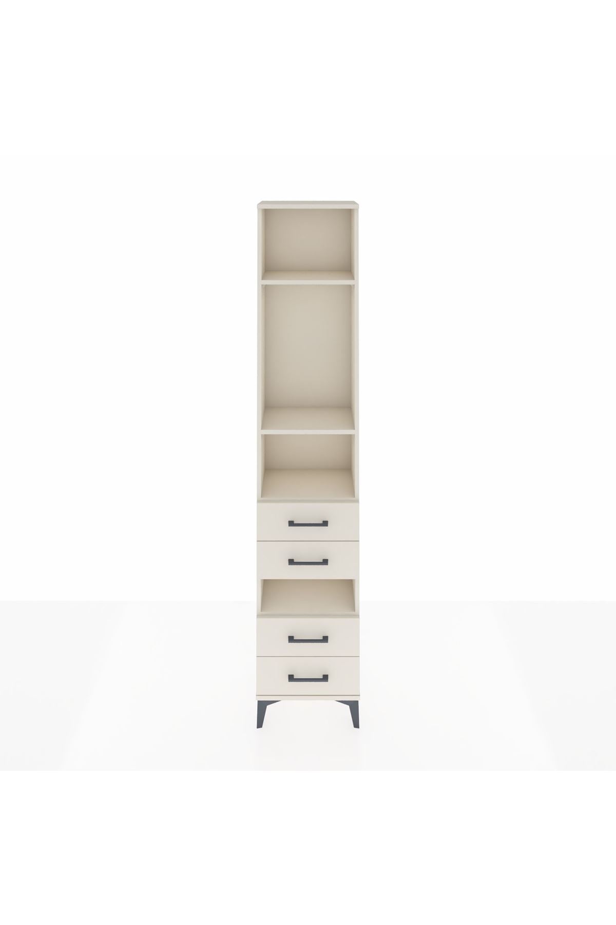 Arges Dolap 4 Raflı 4 Çekmeceli 44x30x221 - S28M096V1A