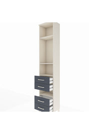 Arges Dolap 4 Raflı 4 Çekmeceli 44x30x221 - S28M096V2A