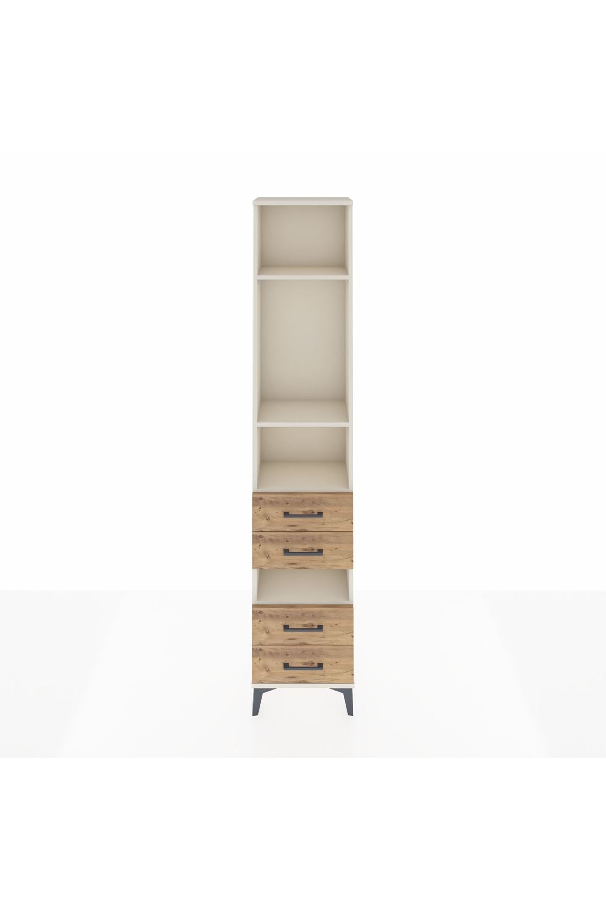 Arges Dolap 4 Raflı 4 Çekmeceli 44x30x221 - S28M096V3A