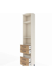Arges Dolap 4 Raflı 4 Çekmeceli 44x30x221 - S28M096V3A