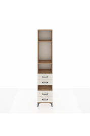 Arges Dolap 4 Raflı 4 Çekmeceli 44x30x221 - S28M096V7A