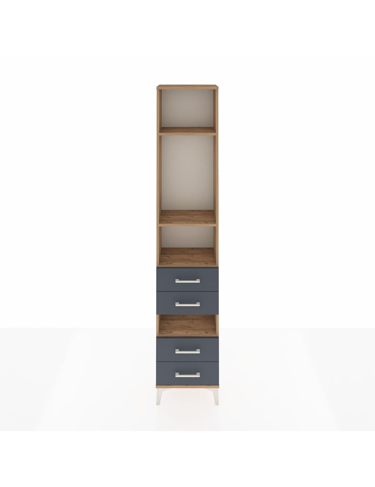 Arges Dolap 4 Raflı 4 Çekmeceli 44x30x221 - S28M096V8A