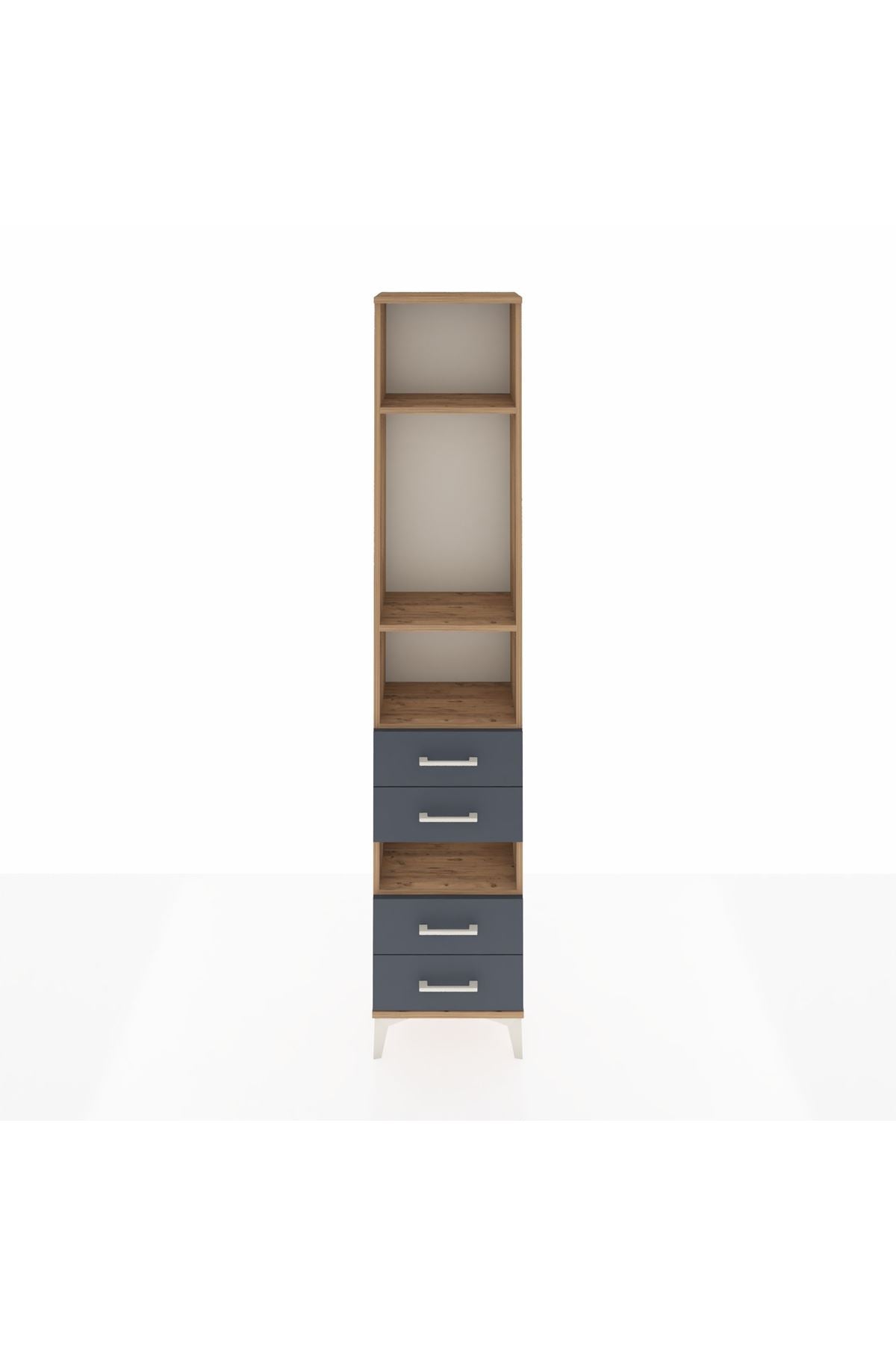 Arges Dolap 4 Raflı 4 Çekmeceli 44x30x221 - S28M096V8A