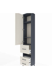 Arges Dolap 4 Raflı 3 Çekmeceli Tek Kapaklı 44x30x221 - S28M098V4A