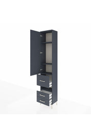 Arges Dolap 4 Raflı 3 Çekmeceli Tek Kapaklı 44x30x221 - S28M098V5A