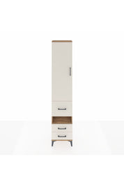 Arges Dolap 4 Raflı 3 Çekmeceli Tek Kapaklı 44x30x221 - S28M098V7A
