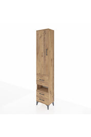 Arges Dolap 4 Raflı 3 Çekmeceli Tek Kapaklı 44x30x221 - S28M098V9A