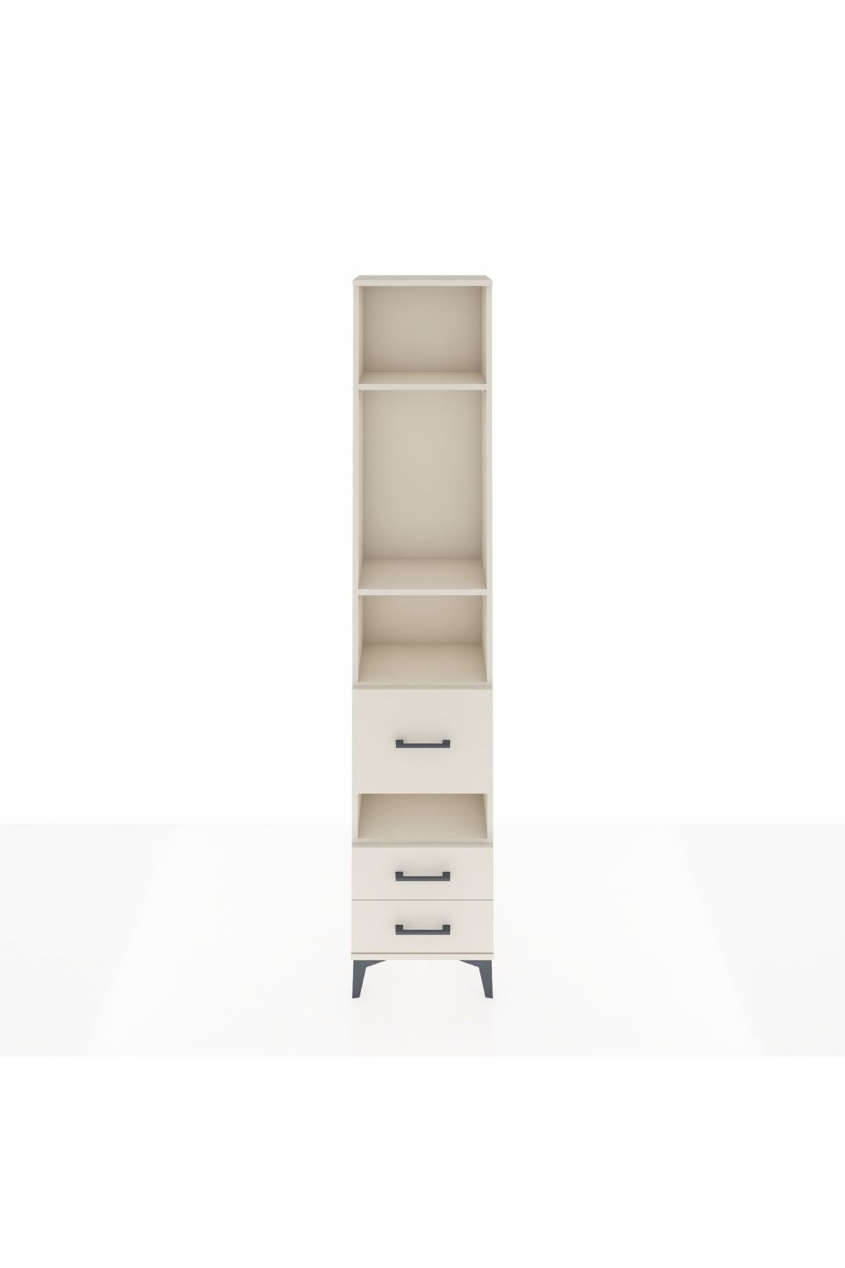 Arges Dolap 4 Raflı 3 Çekmeceli 44x30x221 - S28M099V1A