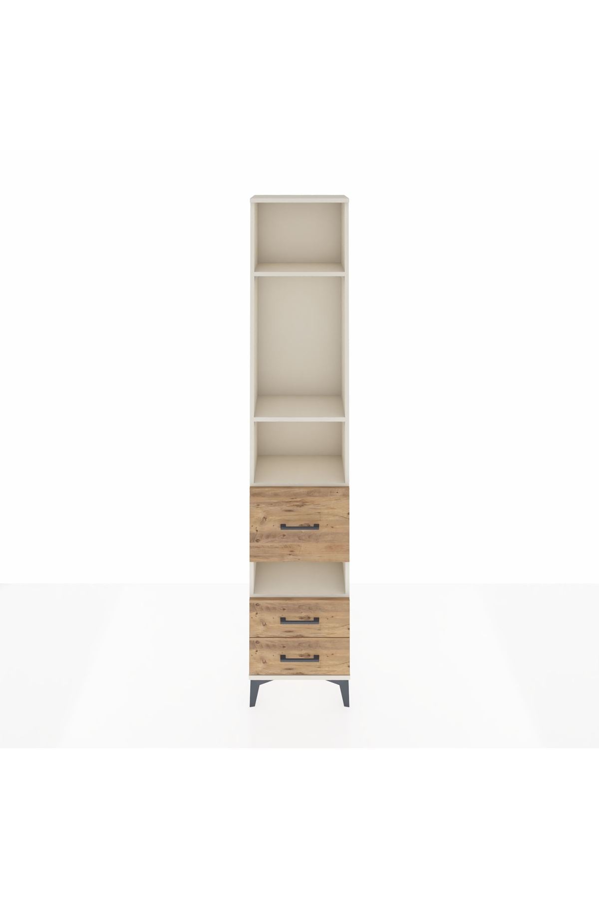 Arges Dolap 4 Raflı 3 Çekmeceli 44x30x221 - S28M099V3A