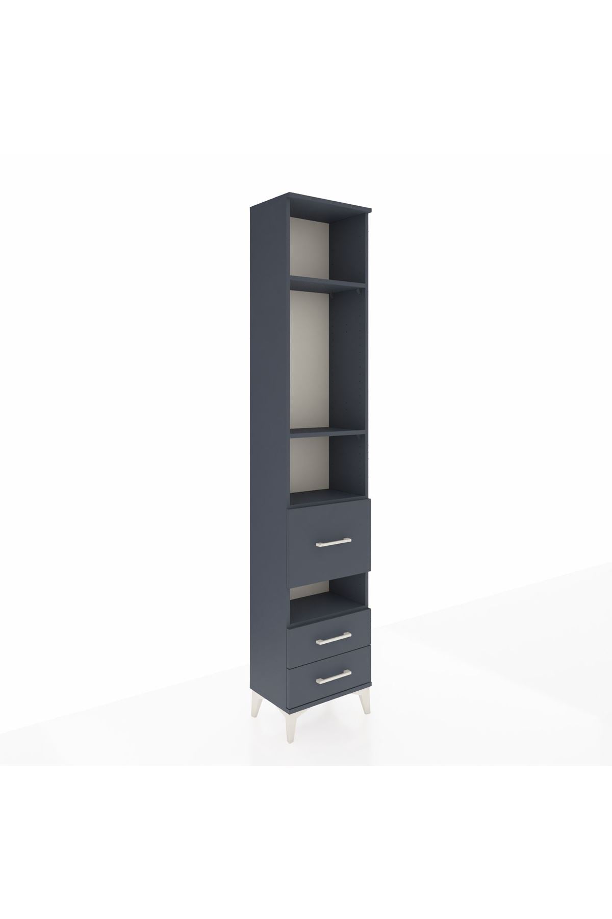 Arges Dolap 4 Raflı 3 Çekmeceli 44x30x221 - S28M099V5A