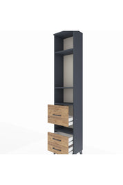 Arges Dolap 4 Raflı 3 Çekmeceli 44x30x221 - S28M099V6A