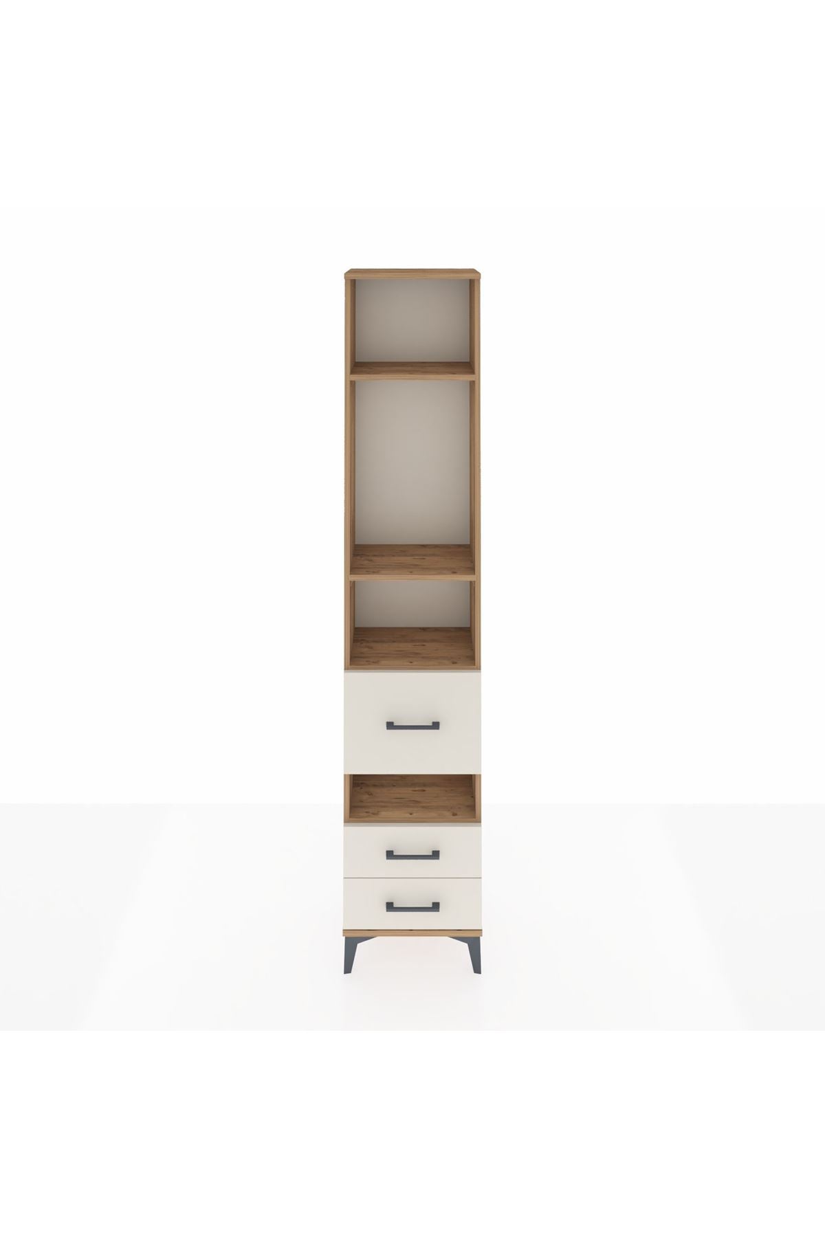 Arges Dolap 4 Raflı 3 Çekmeceli 44x30x221 - S28M099V7A