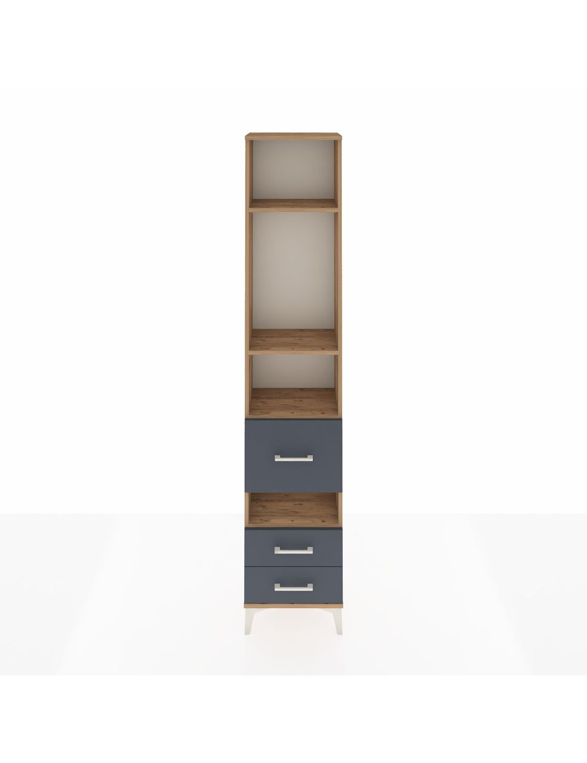 Arges Dolap 4 Raflı 3 Çekmeceli 44x30x221 - S28M099V8A