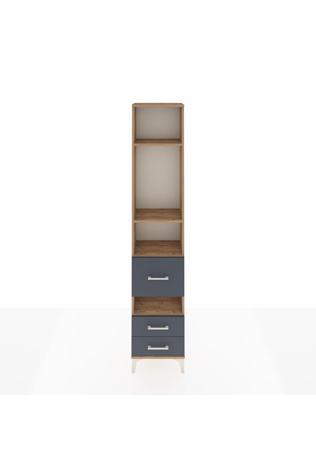 Arges Dolap 4 Raflı 3 Çekmeceli 44x30x221 - S28M099V8A