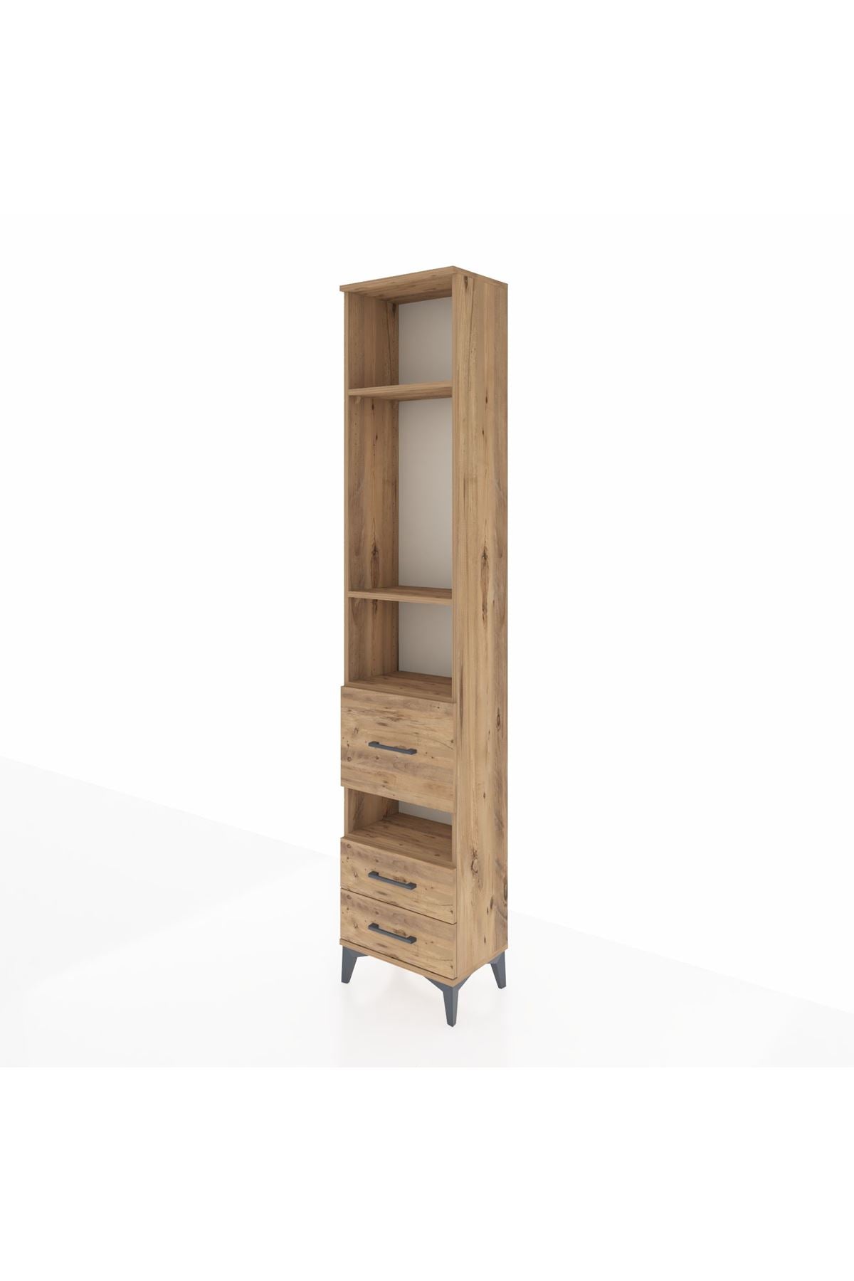 Arges Dolap 4 Raflı 3 Çekmeceli 44x30x221 - S28M099V9A