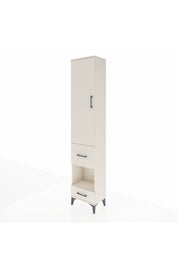 Arges Dolap 3 Raflı 2 Çekmeceli Tek Askılı 44x30x221 - S28M100V1A