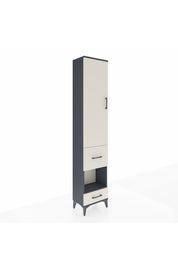 Arges Dolap 3 Raflı 2 Çekmeceli Tek Askılı 44x30x221 - S28M100V4A