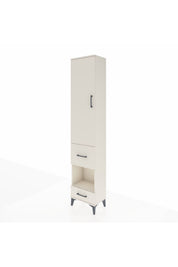 Arges Dolap 4 Raflı 2 Çekmeceli Tek Kapaklı 44x30x221 - S28M101V1A