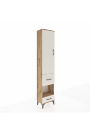Arges Dolap 4 Raflı 2 Çekmeceli Tek Kapaklı 44x30x221 - S28M101V7A