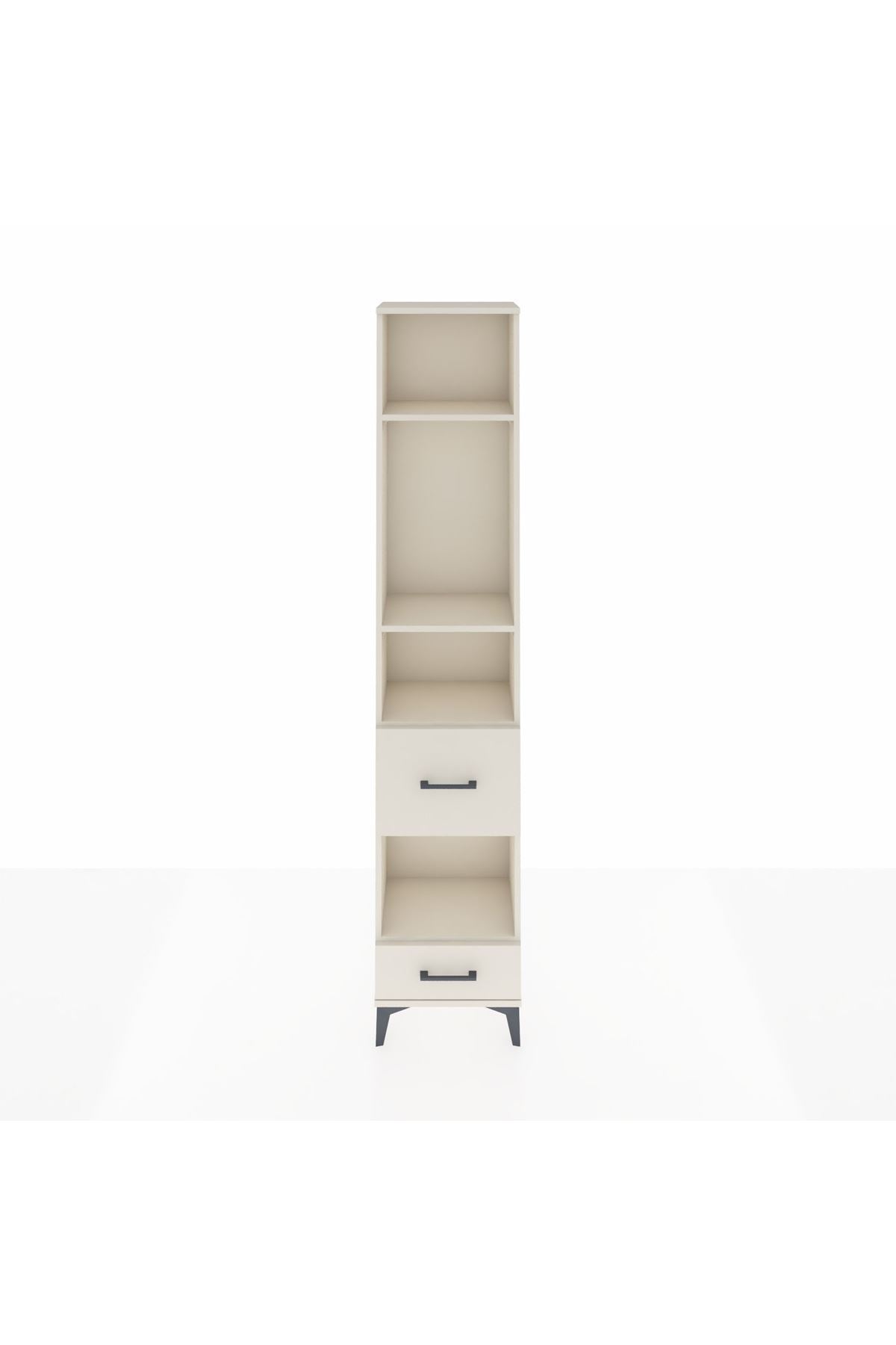 Arges Dolap 4 Raflı 2 Çekmeceli 44x30x221 - S28M102V1A