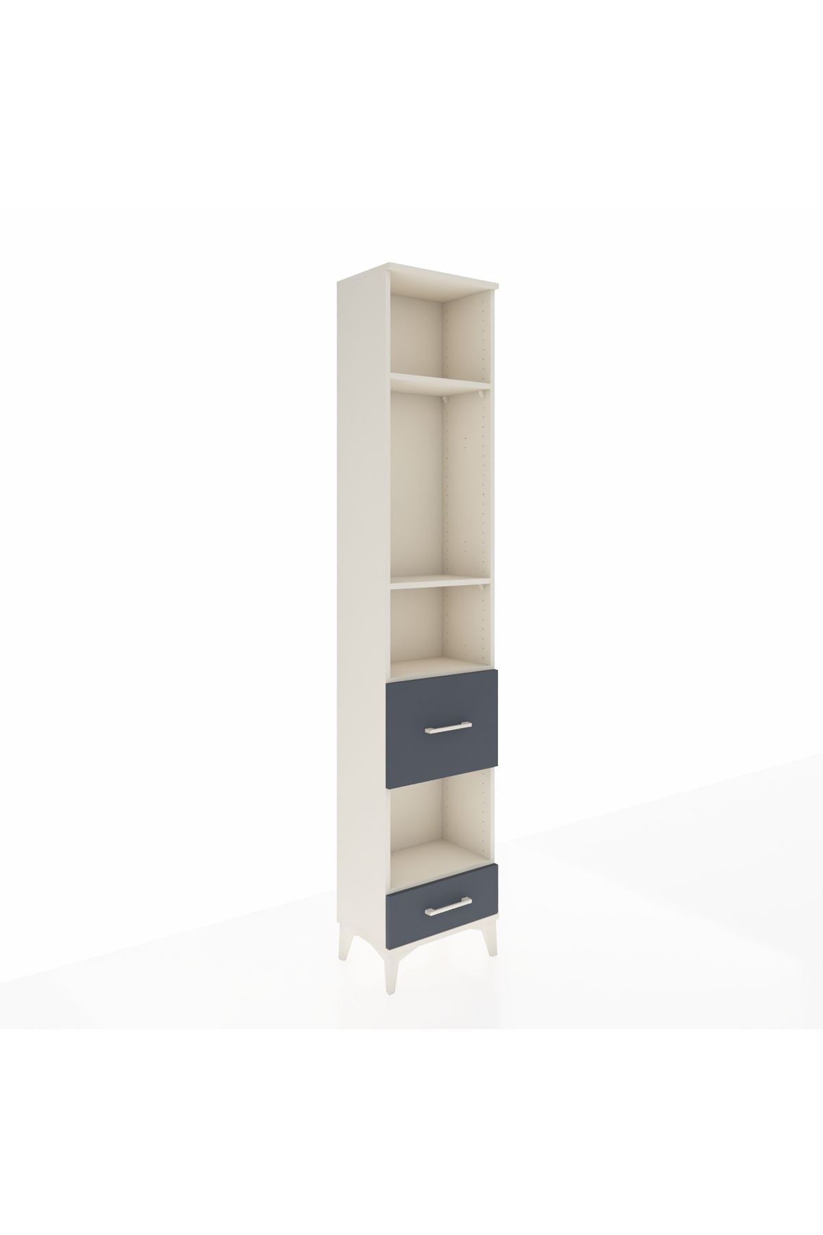 Arges Dolap 4 Raflı 2 Çekmeceli 44x30x221 - S28M102V2A