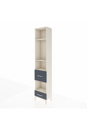 Arges Dolap 4 Raflı 2 Çekmeceli 44x30x221 - S28M102V2A