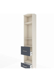 Arges Dolap 4 Raflı 2 Çekmeceli 44x30x221 - S28M102V2A