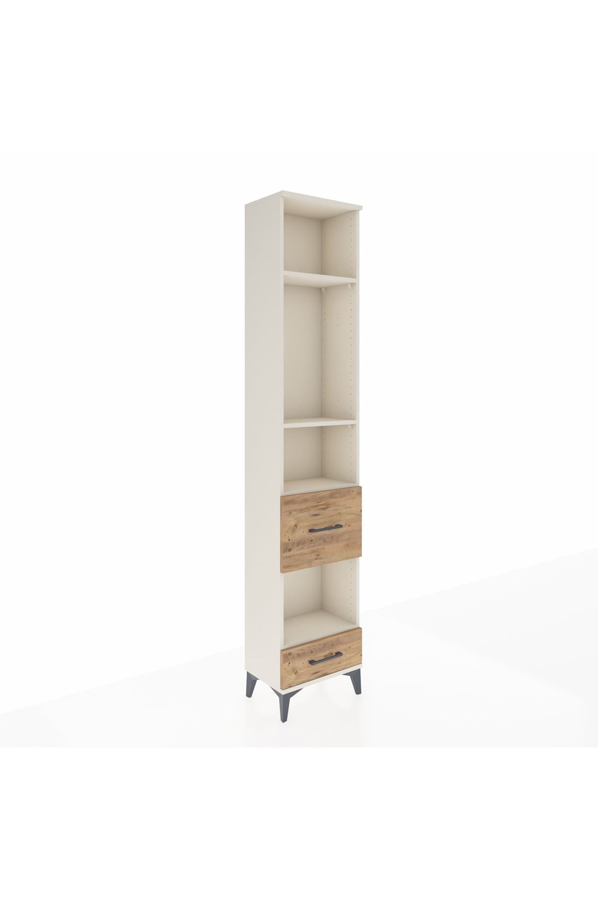 Arges Dolap 4 Raflı 2 Çekmeceli 44x30x221 - S28M102V3A