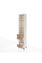 Arges Dolap 4 Raflı 2 Çekmeceli 44x30x221 - S28M102V3A