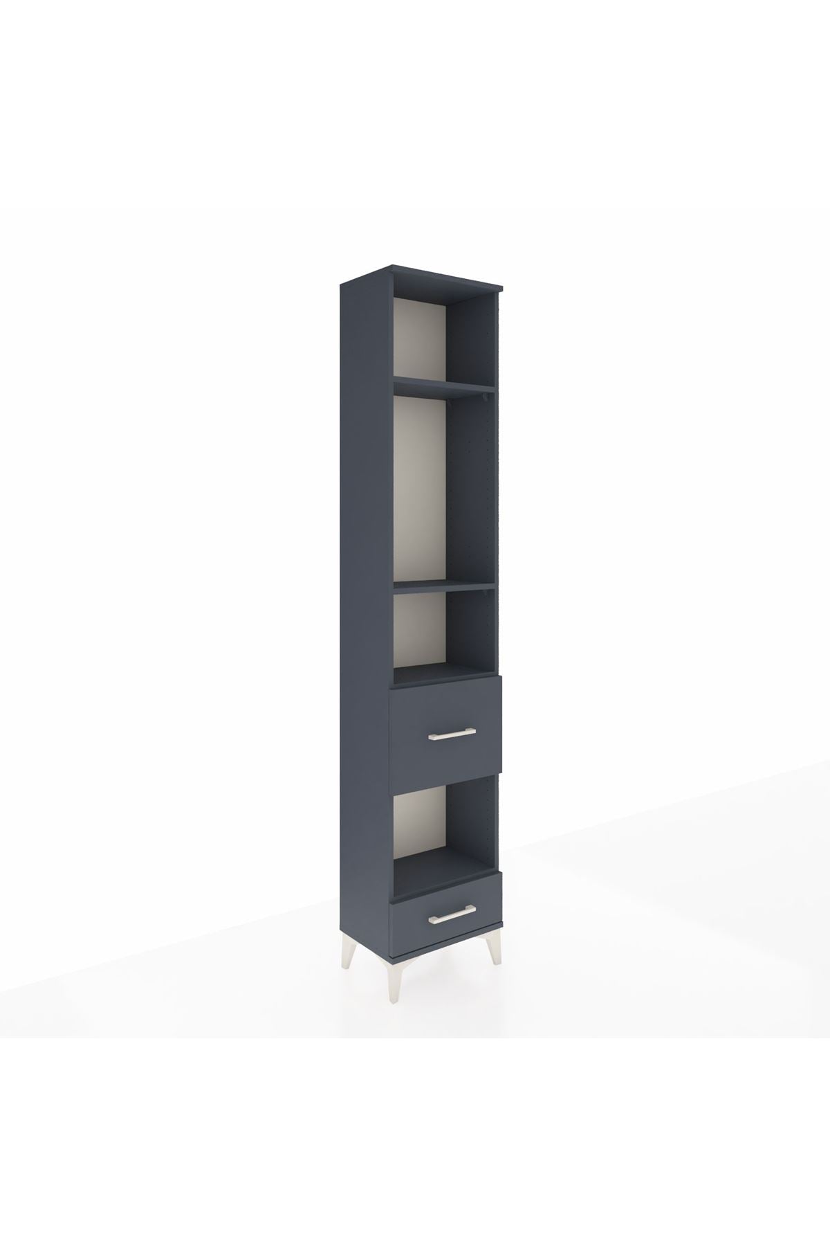 Arges Dolap 4 Raflı 2 Çekmeceli 44x30x221 - S28M102V5A