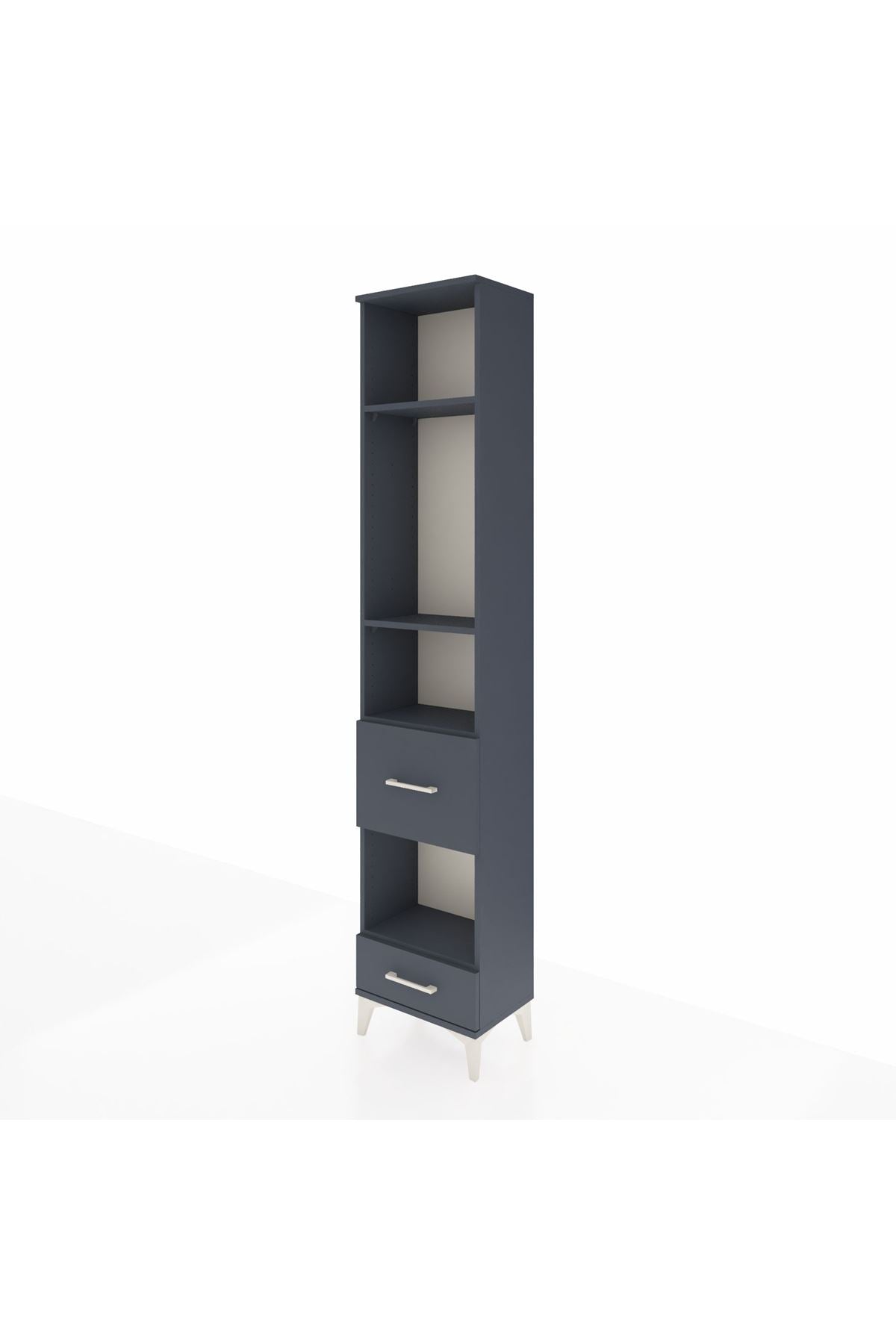 Arges Dolap 4 Raflı 2 Çekmeceli 44x30x221 - S28M102V5A