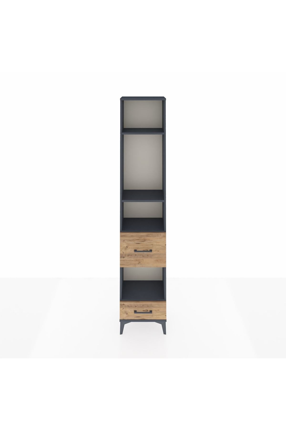 Arges Dolap 4 Raflı 2 Çekmeceli 44x30x221 - S28M102V6A