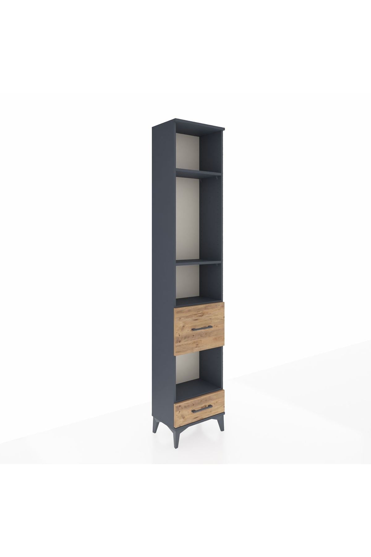 Arges Dolap 4 Raflı 2 Çekmeceli 44x30x221 - S28M102V6A