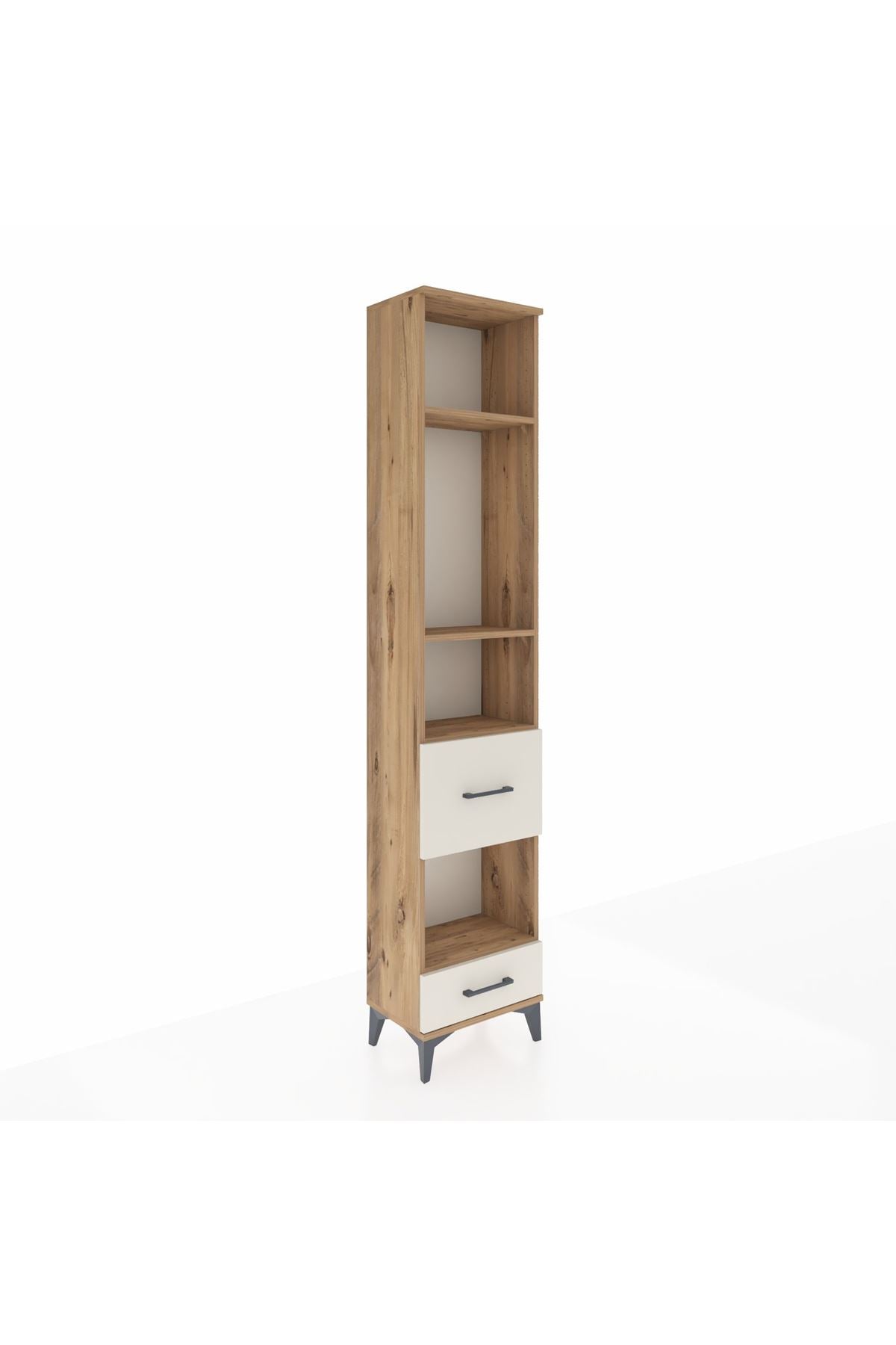 Arges Dolap 4 Raflı 2 Çekmeceli 44x30x221 - S28M102V7A