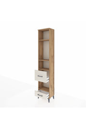 Arges Dolap 4 Raflı 2 Çekmeceli 44x30x221 - S28M102V7A
