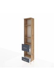 Arges Dolap 4 Raflı 2 Çekmeceli 44x30x221 - S28M102V8A