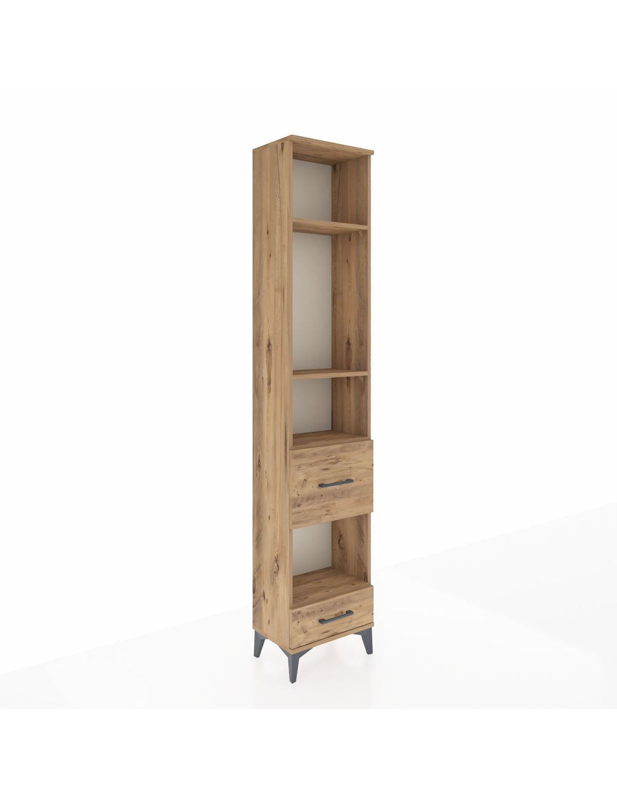 Arges Dolap 4 Raflı 2 Çekmeceli 44x30x221 - S28M102V9A