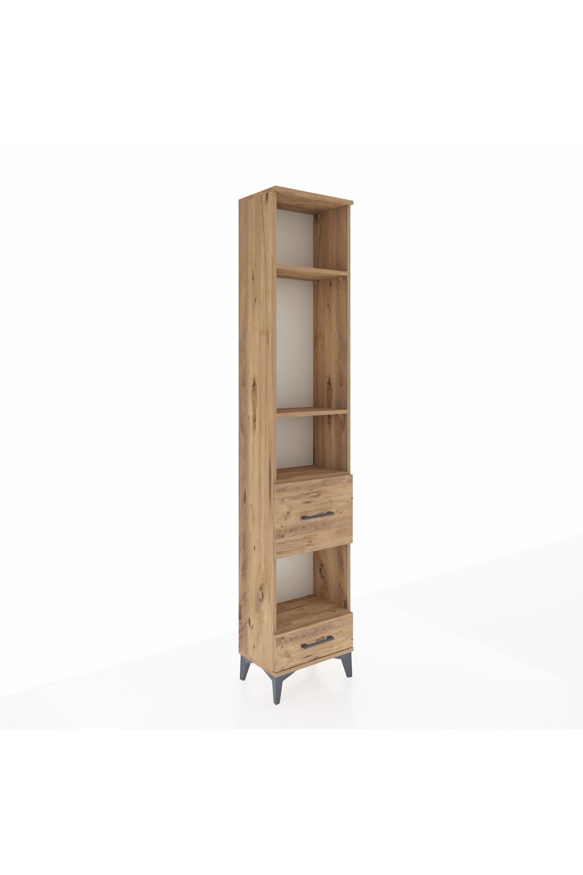 Arges Dolap 4 Raflı 2 Çekmeceli 44x30x221 - S28M102V9A