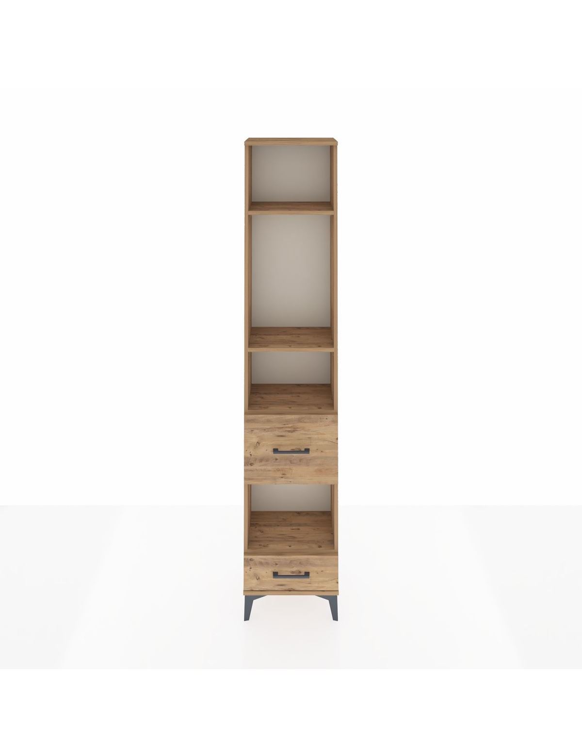 Arges Dolap 4 Raflı 2 Çekmeceli 44x30x221 - S28M102V9A