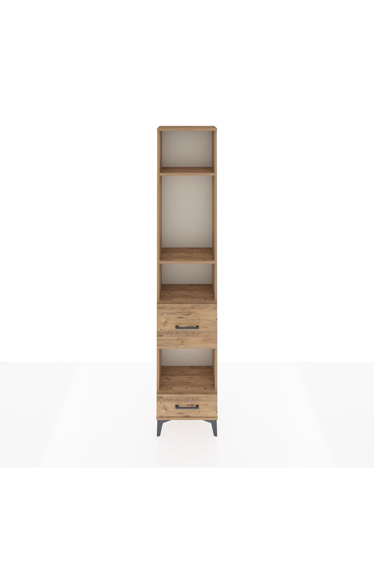 Arges Dolap 4 Raflı 2 Çekmeceli 44x30x221 - S28M102V9A