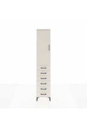 Arges Dolap 2 Raflı 6 Çekmeceli Tek Askılı 44x30x221 - S28M103V1A